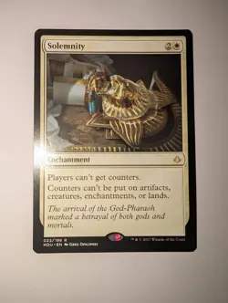 MTG Solemnity Hour of Devastation Regular Card - Image 1