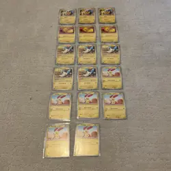 Lot of (17) Japanese Pikachu Pokemon Cards Gold Back Rare Non Holo NM Vintage - Image 1