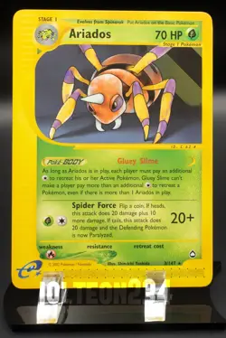Pokemon TCG Card - Ariados 3/147 Aquapolis Rare Vintage E-Reader - Image 1