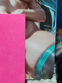 1/1 Only 1 Made Hatsune Miku Anime NSFW Topless Lonestar Customs Waifu Card - Image 4