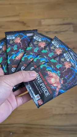 (5x Packs) Wings of The Captain Booster Pack One Piece Card OP-06 English Sealed - Image 1