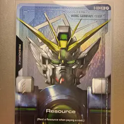 Gundam card Game Resource Wing Gundam Zero C+ Newtype Rising GD01 R-004 parallel - Image 1