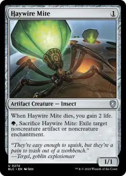 ~ Haywire Mite ~ NM ~ Commander: Bloomburrow ~ MTG ~ - Image 1