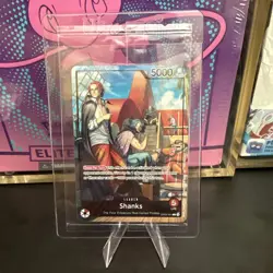 One Piece Shanks Leader PSA Promo Card Exclusive OP09-001 Sealed - Image 1