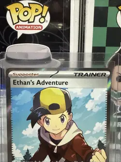 Ethan’s Adventure #221/182 Scarlet and Violet Destined Rivals Pokemon Card - Image 2