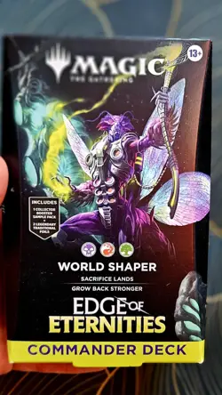 Edge of Eternities World Shaper Commander Deck Bundle (MTG) | NEW/UNOPENED - Image 1
