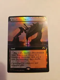 Bloodstained Mire (Extended Art) Modern Horizons 3 Foil - Image 1