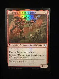 MTG FOIL Rograkh, Son of Rohgahh - Commander Legends #197 - Image 1