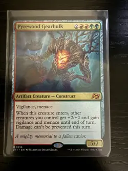 Pyrewood Gearhulk (0216) - Aetherdrift - Mythic Rare NON HOLO NM - Image 1