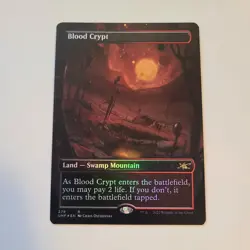 Magic the Gathering - Blood Crypt (Foil, Borderless) - Unfinity - NM - Image 1