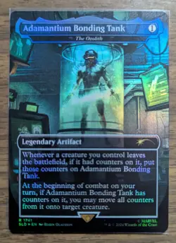 MTG Adamantium Bonding Tank - The Ozolith Rainbow Foil from Secret Lair Drop NM - Image 1