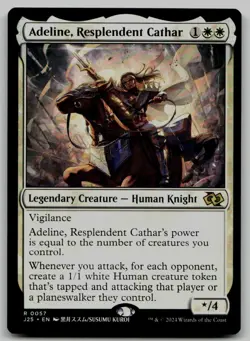 Adeline, Resplendent Cathar (Anime) R Foundations Jumpstart 57 NM - Image 1