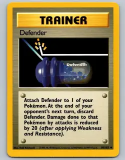 Pokemon Defender Base Set 080/102 Light Play LP+ or Better - Image 1