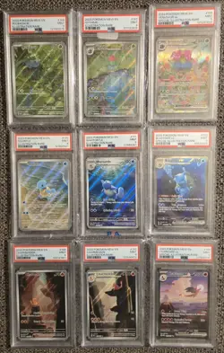 Pokemon 151 SIR Graded PSA 9 LOT (9) - Image 1