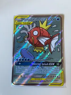 Pokemon Magikarp & Wailord GX (Alt Art) 161/181 Sm-Team Up LP - Image 1