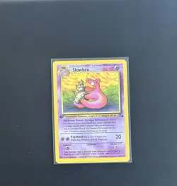 SLOWBRO 43/62 Non Holo 1st Edition Fossil Set Vintage WoTC Pokemon TCG - Image 1