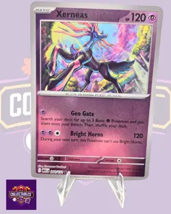 Xerneas 064/132 Me01: Mega Evolution Reverse Holo - Pokemon TCG NM Free Shipping - Image 1
