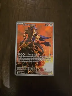 Pokemon Zamazenta 201/182 Sv10: Destined Rivals Full Art Illustration Rare NM - Image 1