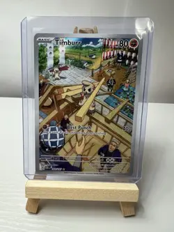 2024 Pokemon Timburr 183/167 Illustration Holo- Twilight Masquerade (A) - Image 1