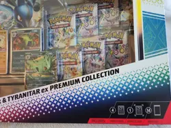 3x Pokemon Scarlet Violet Prismatic Evolutions Lucario Tyranitar ex Premium NEW - Image 5
