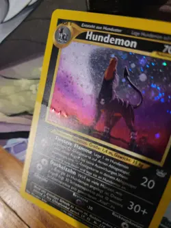 Hundemon 8/64 Neo Revelation (German Language) Holo Pokemon (Slight Dmg) W/Swirl - Image 4