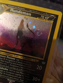 Hundemon 8/64 Neo Revelation (German Language) Holo Pokemon (Slight Dmg) W/Swirl - Image 5
