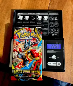 EXTREMELY HEAVY Pokemon Mega Evolution - Factory Sealed Booster Pack (22.67g!) - Image 1