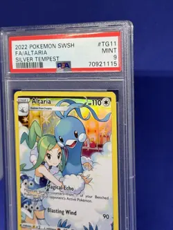 2022 Pokemon Silver Tempest Altaria Trainer Gallery #TG11 - PSA 9 MINT - Image 5