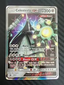 Pokemon TCG Celesteela GX SM67 SM Black Star Promo SM67 Holo Promo VLP - Image 1