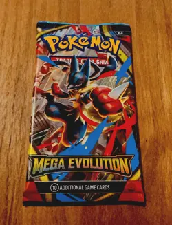 HEAVY Pokemon TCG Mega Evolution - Factory Sealed Booster Pack (22.53g!) - Image 2