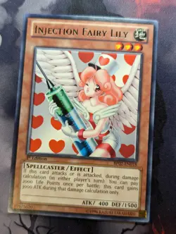 INJECTION FAIRY LILY (BP02-EN018) - Yu-Gi-Oh! Black Rare 1st Ed - NM - Image 1