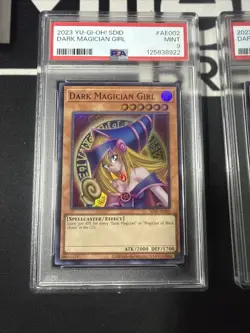 2023 YUGIOH DARK MAGICIAN GIRL ASIA ENGLISH EDITION SDID-AE002 PSA 9 - Image 1
