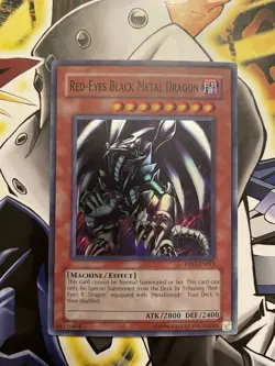Yugioh - Japanese Red-Eyes Black Metal Dragon P5-07 Ultra Rare + PP01 Super Rare - Image 3
