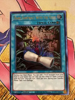 (GFP2) Yugioh Dark Contract with the Gate GFP2-EN159 1st Edition Ultra NM - Image 1