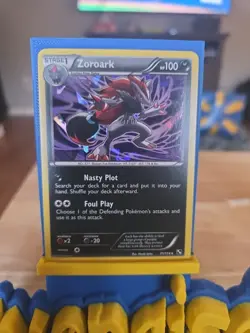 Pokemon TCG Zoroark Holo Rare Card 71/114 Black and White - Image 2