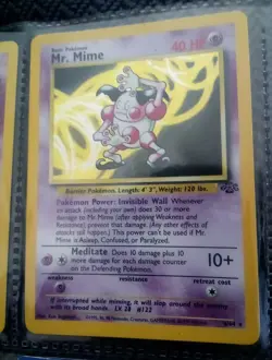 Pokemon, cards, base set, mr. Mime, collector set - Image 1