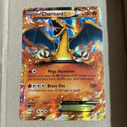 Pokemon TCG Charizard EX XY17 Jumbo Holo Black Star Promo Card 2014 - Image 1