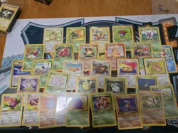 VINTAGE Pokemon 1st Edition JUNGLE 31 CARD Lot With RARES Nearly Complete C/UC - Image 1
