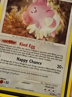 (Set Of 5 Cards) - NM - Blissey Holo 5/123 D&P Mysterious Treasures Pokemon - Image 5