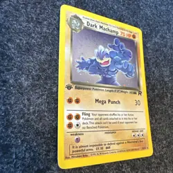 DARK MACHAMP Pokemon Card - WOTC - 1st Edition - Team Rocket - 10/82 HOLO NM - Image 4