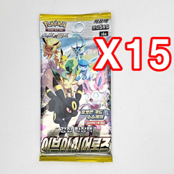 15+2 PACKS Eevee Heroes Pokemon TCG Cards SWSH booster NEW Factory Sealed KOREAN - Image 2