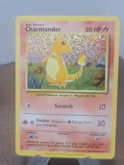 Charmander Holo 001/034 English Pokemon Trading Card Game Classic NM - Image 1