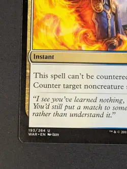 MTG - 1x Dovin's Veto - War of the Spark - NM - Uncommon - Magic The Gathering - Image 4