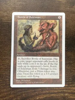 Bottle of Suleiman 5th Fifth Edition MTG Magic The Gathering D8452* - Image 1