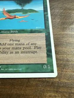 Birds of Paradise MTG Core Set 4th Edition Regular - Image 5