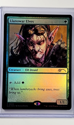 2024 MTG Magic the Gathering SLD Secret Lair Drop Foil #800 Llanowar Elves - Image 1