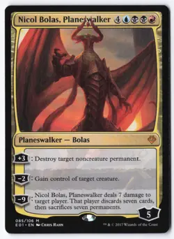 Nicol Bolas, Planeswalker M Archenemy: Nicol Bolas 85 NM - Image 1