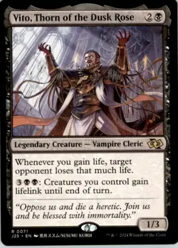 Vito, Thorn of the Dusk Rose (Anime) R Foundations Jumpstart 71 NM - Image 1
