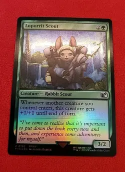 Loporrit Scout Final Fantasy Foil - FIN 0192 - Magic The Gathering - Image 1