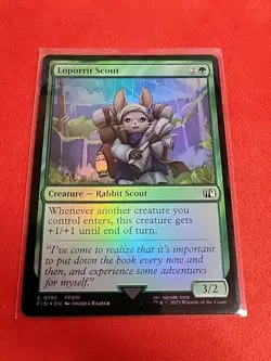 Loporrit Scout Final Fantasy Foil FIN 192 MTG - Image 1